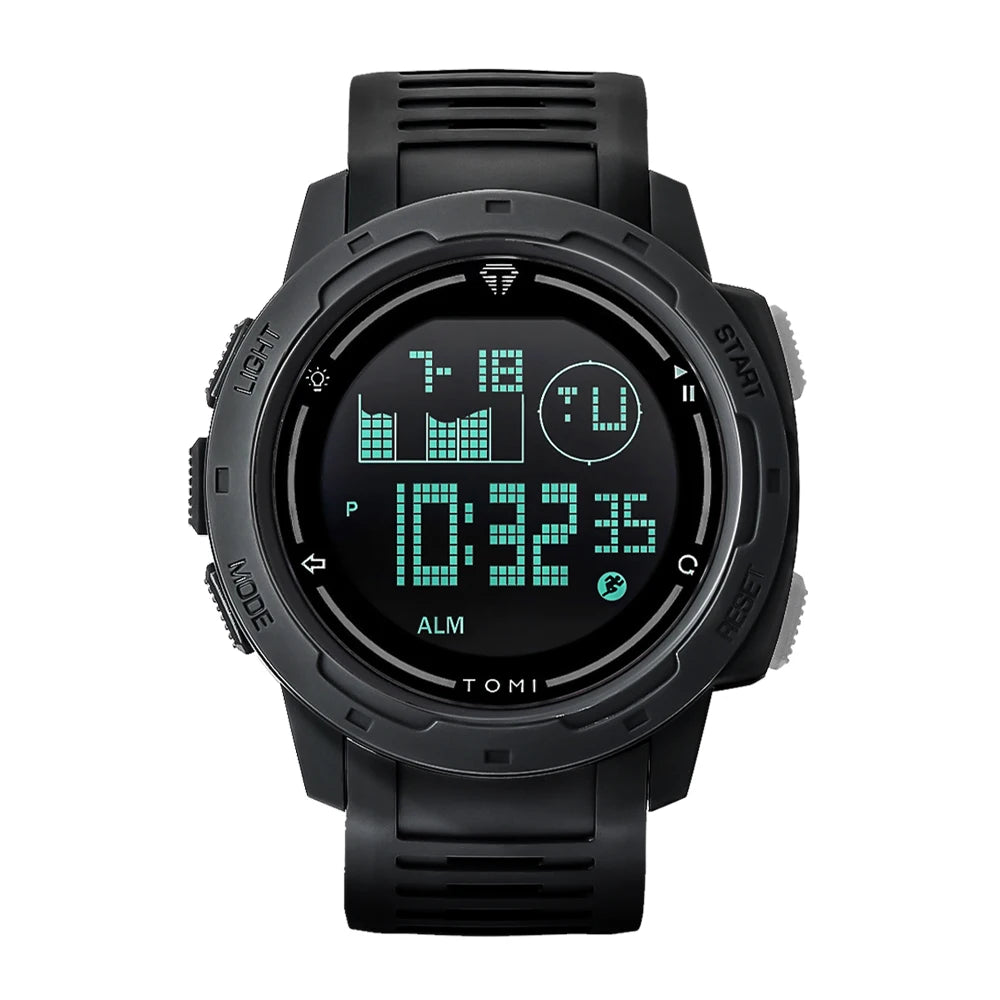 Sports Watch Digital Watch Multi Functional Waterproof Stop Watch Student Sports Electronic Watch Children'S Gift