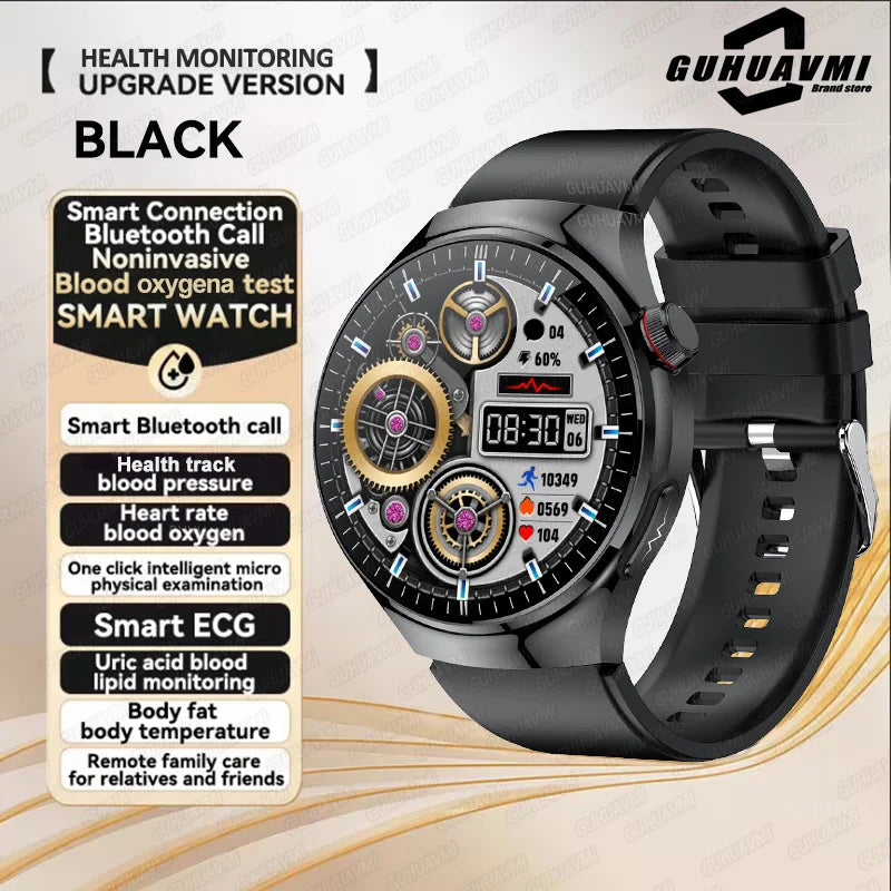 New Health Monitoring Smart Watch Physical Examination Health Wacth Blood Pressure ECG+PPG Sport Call Smartwatch for Android Ios