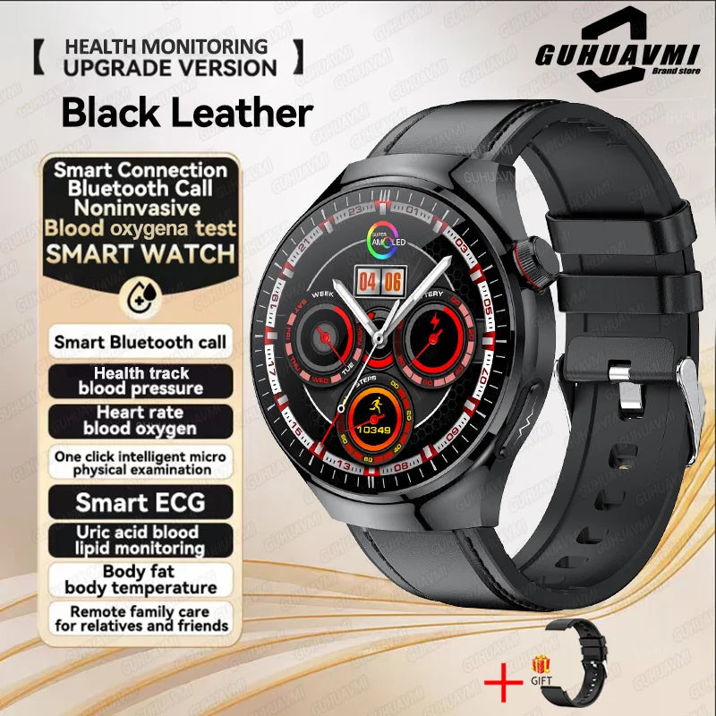 New Health Monitoring Smart Watch Physical Examination Health Wacth Blood Pressure ECG+PPG Sport Call Smartwatch for Android Ios